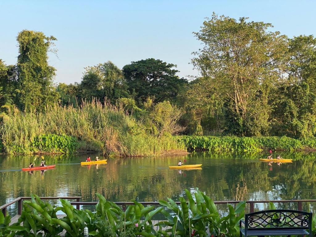 Ruen Maihom Riverside Cottage Kanchanaburi by Eksteriør bilde
