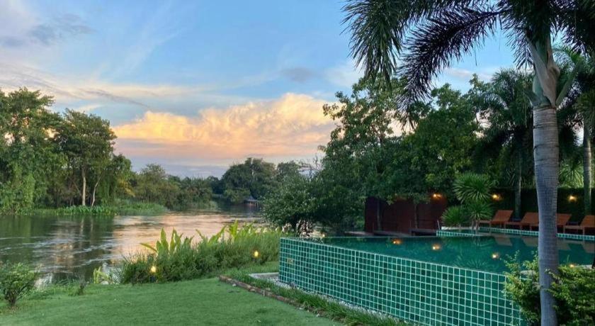 Ruen Maihom Riverside Cottage Kanchanaburi by Eksteriør bilde